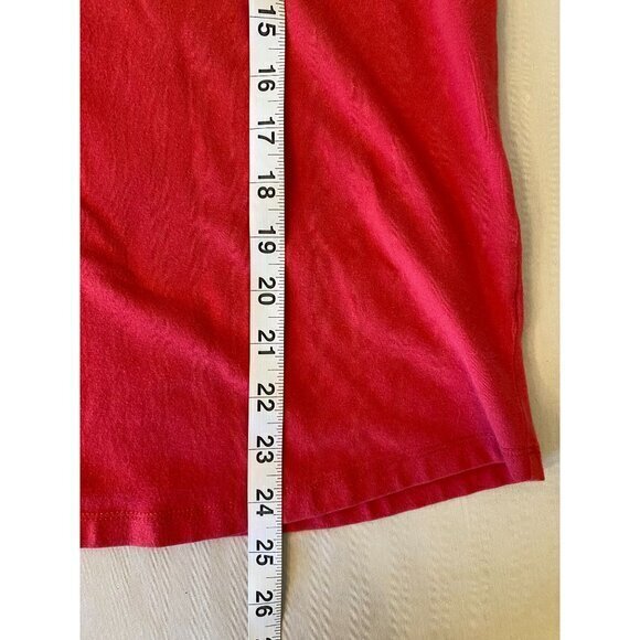 Women's Charter Club‎ Red 3/4 Sleeve Pullover Blouse Button V Neck Line Size 2X - Picture 9 of 15